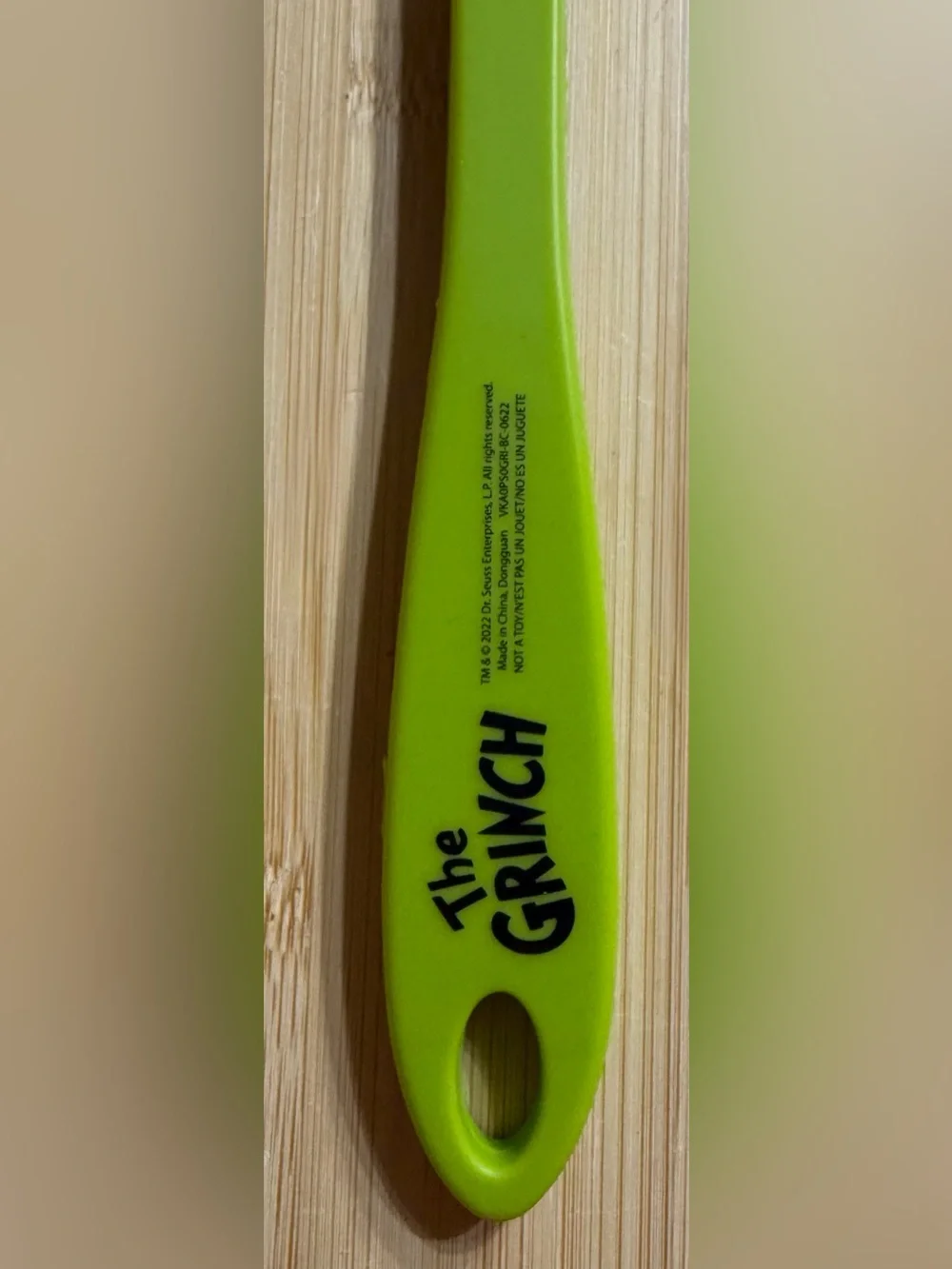The Grinch Silicone Kitchen Spatula Green Christmas